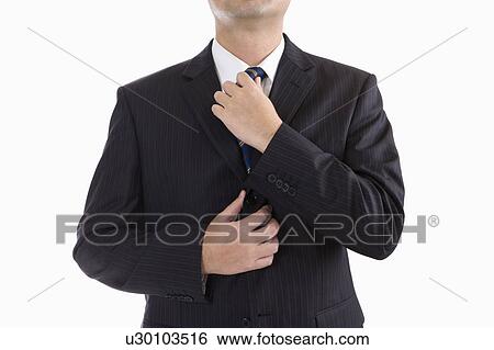 Businessman holding tie and suit, Business People View Large Photo Image Stock Photograph - Businessman holding tie and suit, Business People. Fotosearch