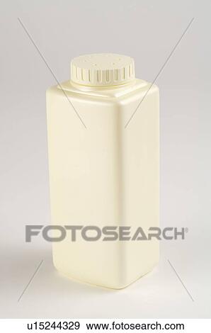 A bottle of talcum powder View Large Photo Image Stock Photo - A bottle of talcum powder. Fotosearch