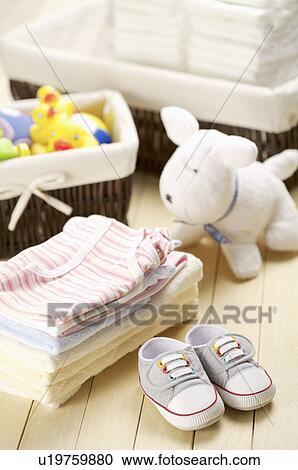 Stock Image - Baby products. Fotosearch