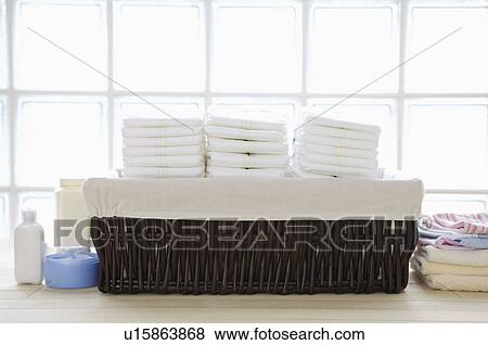 Stock Photo - Baby products. Fotosearch
