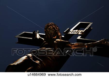A bronze crucifix View Large Photo Image Stock Photo - A bronze crucifix. Fotosearch