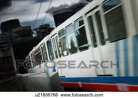 Stock Photograph - A train. Fotosearch