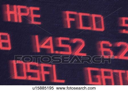 Stock Photography - Airport flight times information. Fotosearch