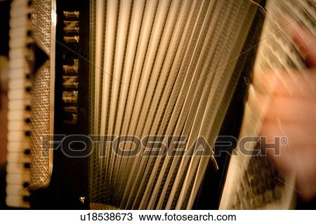 Stock Image - An accordion. Fotosearch