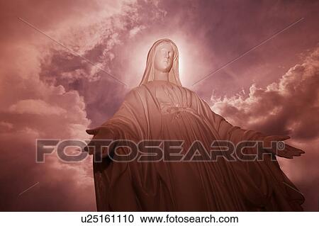 Stock Image - An angel statue. Fotosearch