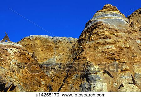 Stock Image - Badlands Southern Alberta Canada. Fotosearch