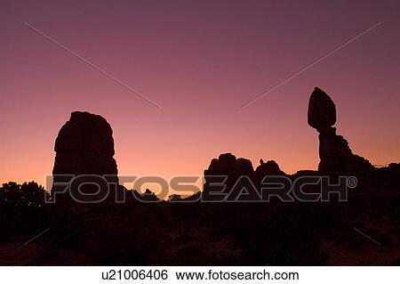 Balanced Rock View Large Photo Image Stock Photograph - Balanced Rock. Fotosearch
