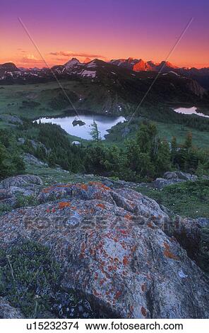 Picture - Beautiful mountainous scenery. Fotosearch