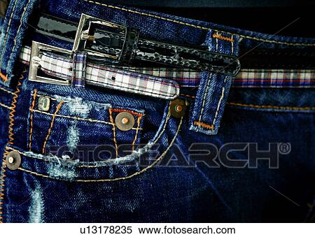 Belts on jeans View Large Photo Image Stock Photography - Belts on jeans. Fotosearch