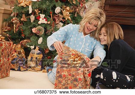 Stock Photography - Christmas morning. Fotosearch