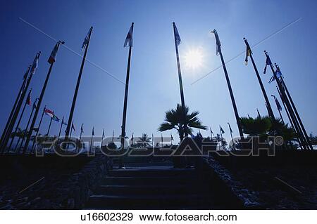 Stock Photo - Circle of flags. Fotosearch