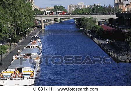 Stock Image - City canal and architecture. Fotosearch
