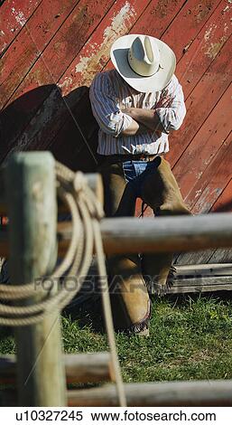 Cowboy rests View Large Photo Image Stock Photography - Cowboy rests. Fotosearch