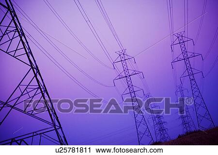 Electricity pylons View Large Photo Image Stock Image - Electricity pylons. Fotosearch