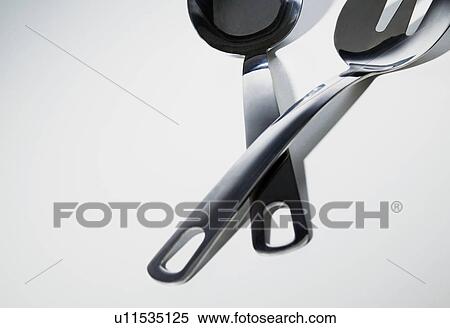 Stock Photography - Fork and spoon. Fotosearch