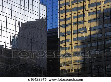Stock Photography - Glass buildings and reflections. Fotosearch