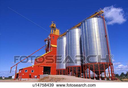 Grain silos and conveyor belt View Large Photo Image Stock Photo - Grain silos and conveyor belt. Fotosearch