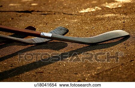 Picture - Hockey sticks. Fotosearch