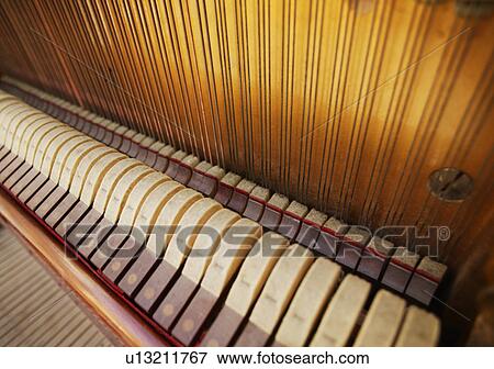 Stock Photo - Inside of a piano. Fotosearch