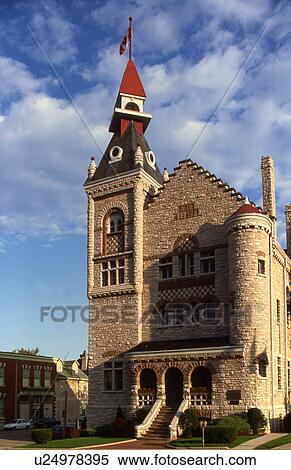 Stock Photography - Large stone building. Fotosearch