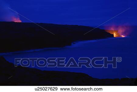 Stock Photo - Lava in background. Fotosearch