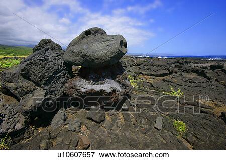 Stock Photo - Lava rock formation. Fotosearch