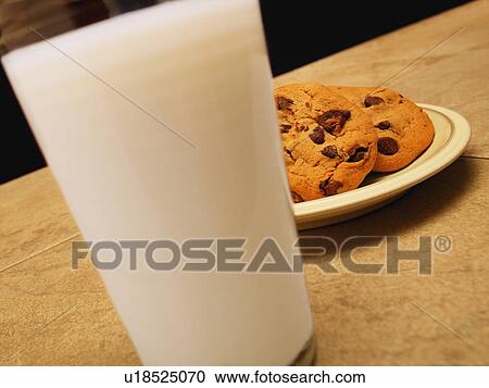 Milk and cookies View Large Photo Image Stock Image - Milk and cookies. Fotosearch