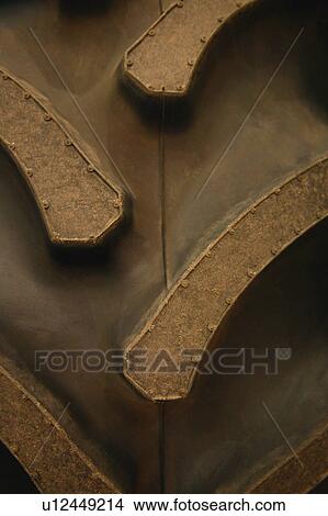 Picture - Muddy tire. Fotosearch