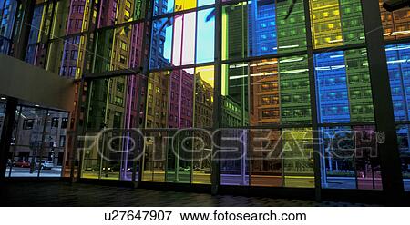 Multi colored glass window View Large Photo Image Stock Photo - Multi colored glass window. Fotosearch