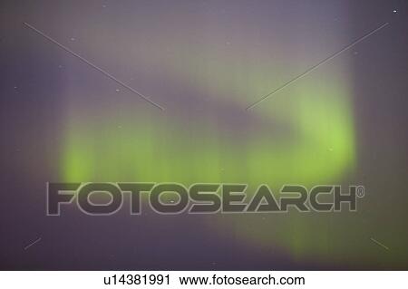Stock Image - Northern lights. Fotosearch