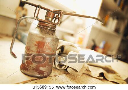 Stock Photography - Oil can. Fotosearch