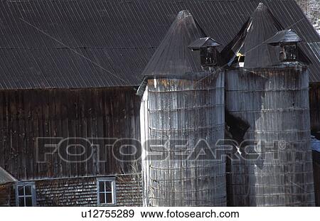 Stock Photo - Old barn. Fotosearch