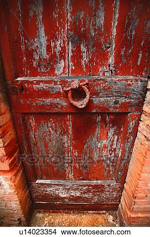 Old wooden door View Large Photo Image Picture - Old wooden door. Fotosearch