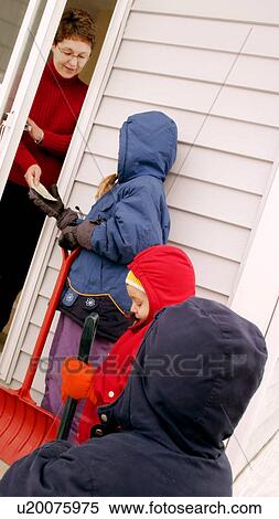 Stock Photography - Payment for chores. Fotosearch