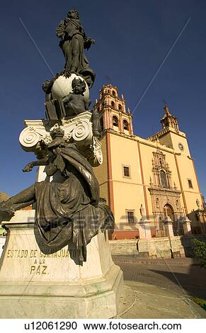 Stock Image - Peace statue in Guanajuato Mexico. Fotosearch