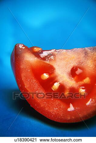 Piece of tomato View Large Photo Image Stock Image - Piece of tomato. Fotosearch