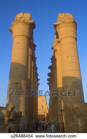 Pillars at ancient Egyptian city View Large Photo Image Picture - Pillars at ancient Egyptian city. Fotosearch