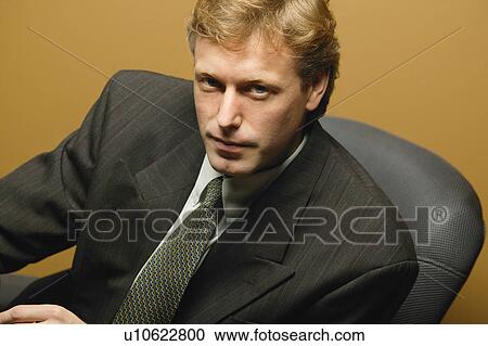 Stock Image - Portrait of a fashionable businessman. Fotosearch