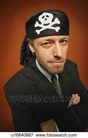 Portrait of a pirate View Large Photo Image Stock Photo - Portrait of a pirate. Fotosearch