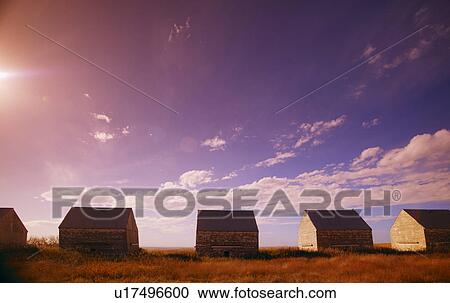 Row of old farm houses View Large Photo Image Stock Image - Row of old farm houses. Fotosearch