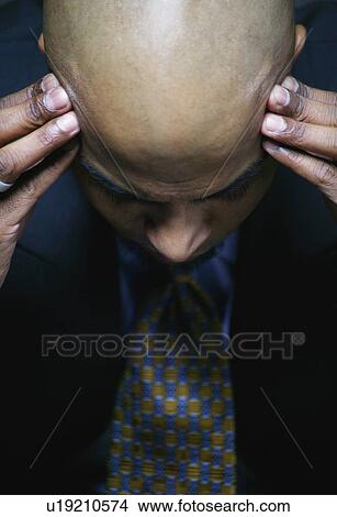 Picture - Stress headache. Fotosearch