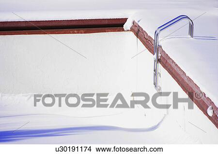 Swimming pool in winter View Large Photo Image Picture - Swimming pool in winter. Fotosearch