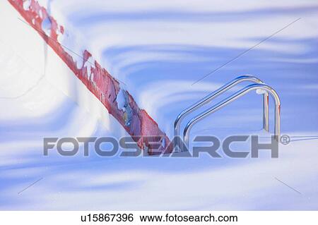 Swimming pool in winter View Large Photo Image Stock Photograph - Swimming pool in winter. Fotosearch