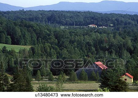 Stock Image - View of green countryside. Fotosearch