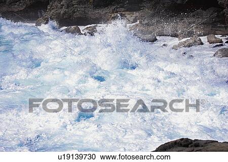 Stock Image - Waves of water. Fotosearch