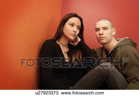 Stock Image - Young trendy couple. Fotosearch