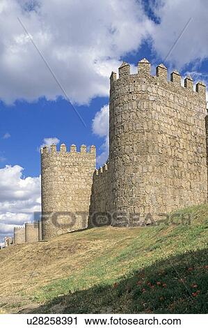11th Century Walls of Ávila Spain View Large Photo Image Stock Image - 11th Century Walls of Ávila Spain . Fotosearch