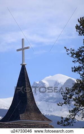 A cross on a church steeple View Large Photo Image Stock Photograph - A cross on a church steeple. Fotosearch