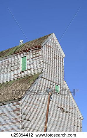 Stock Image - A grain elevator. Fotosearch