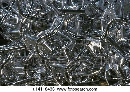 Stock Image - A large number of metal parts. Fotosearch